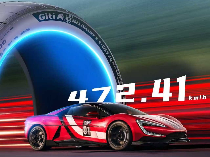 GitiSport e.GTR2 Pro Tires Power BYD Engineering Test Supercar to Record-Breaking 472.41 km/h